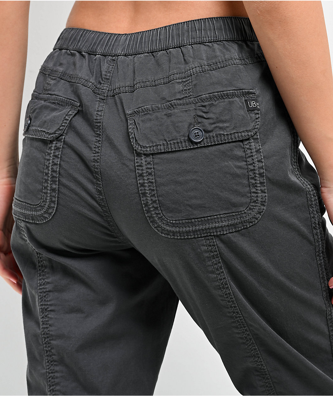 Unionbay Shay Grey Straight Leg Cargo Pants