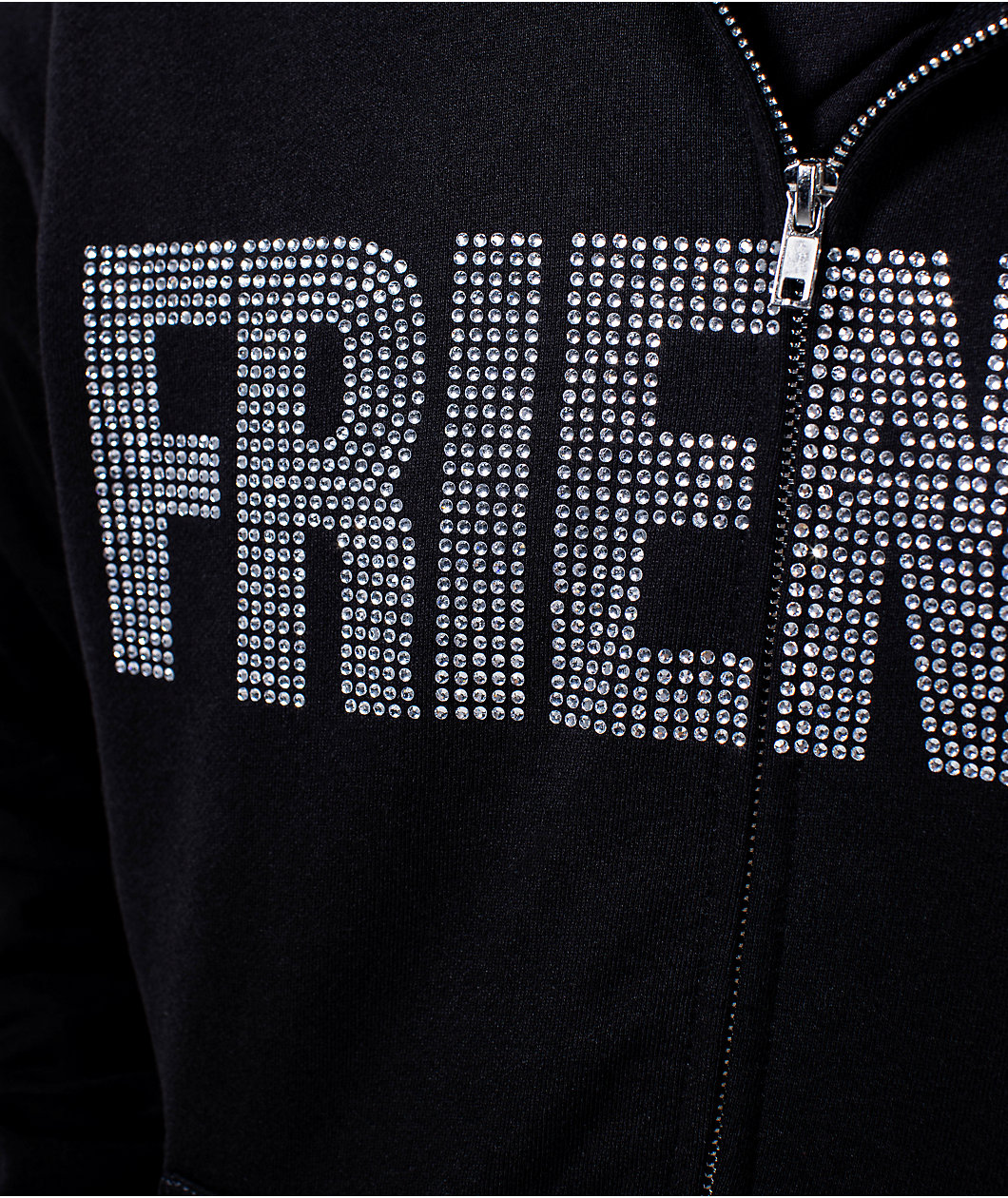 VLONE Friends Black Zip Hoodie