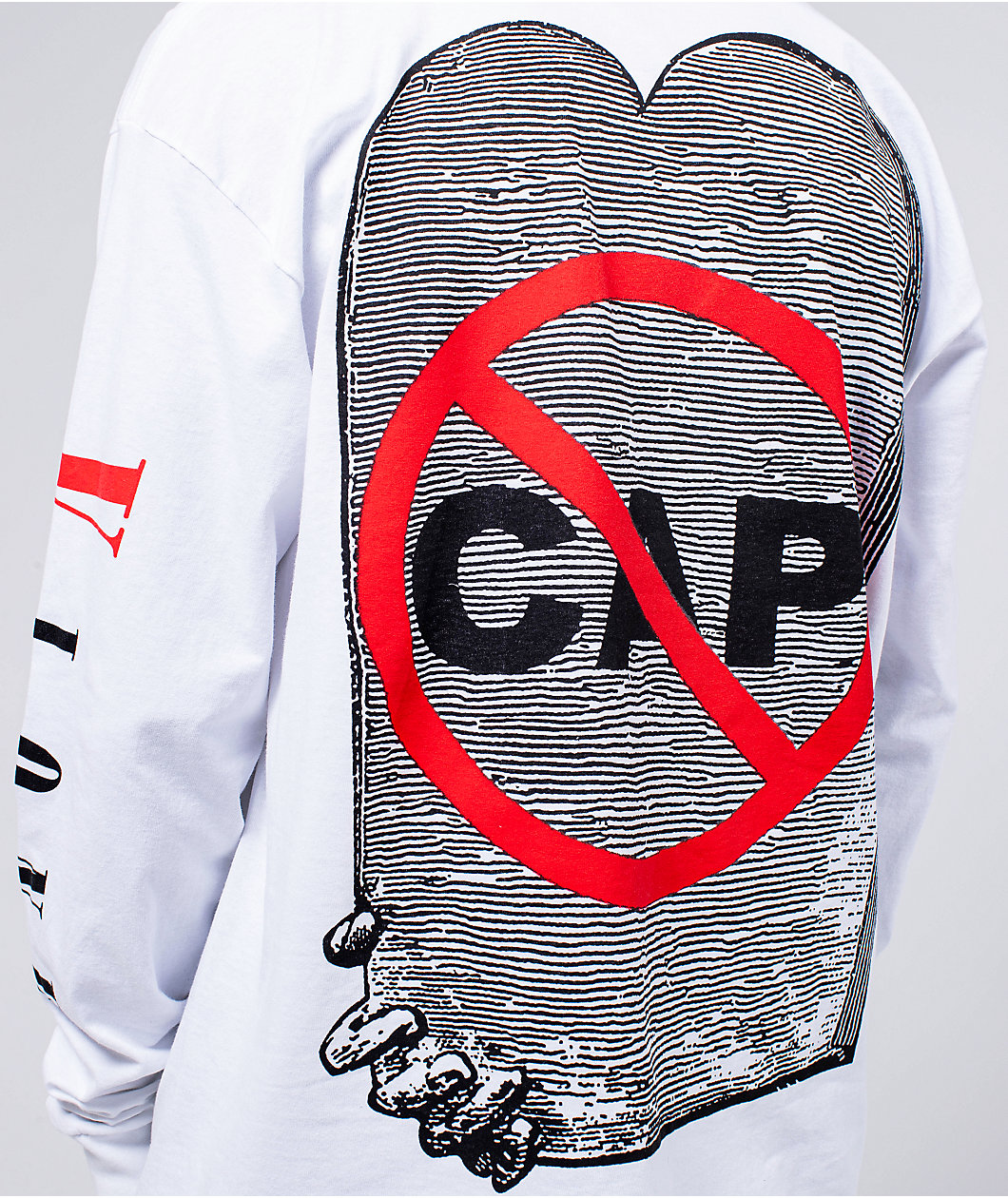 VLONE No Cap White Long Sleeve T-Shirt