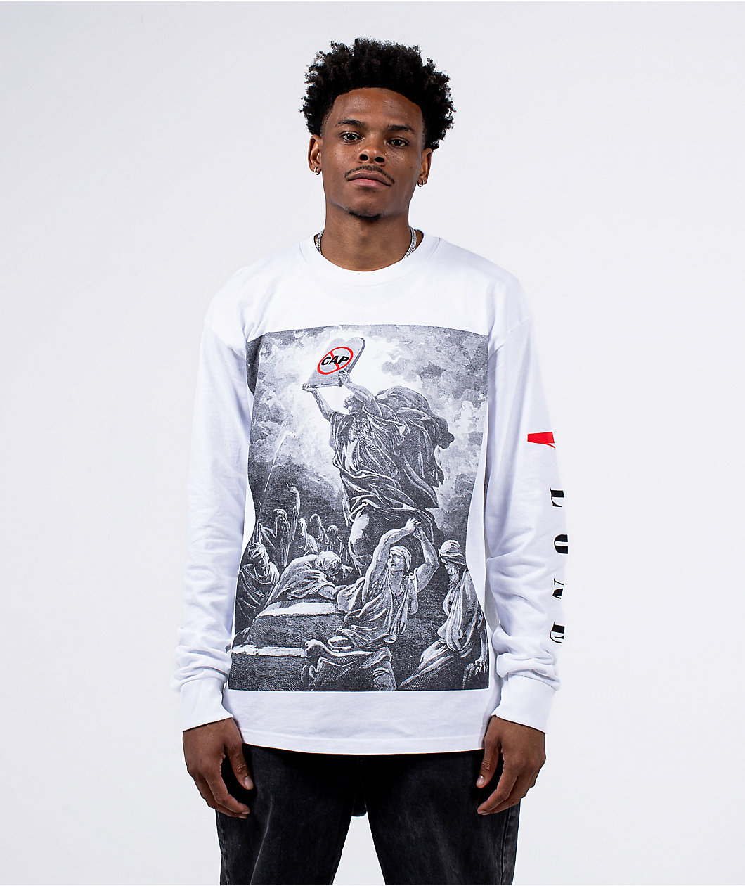 VLONE No Cap White Long Sleeve T-Shirt