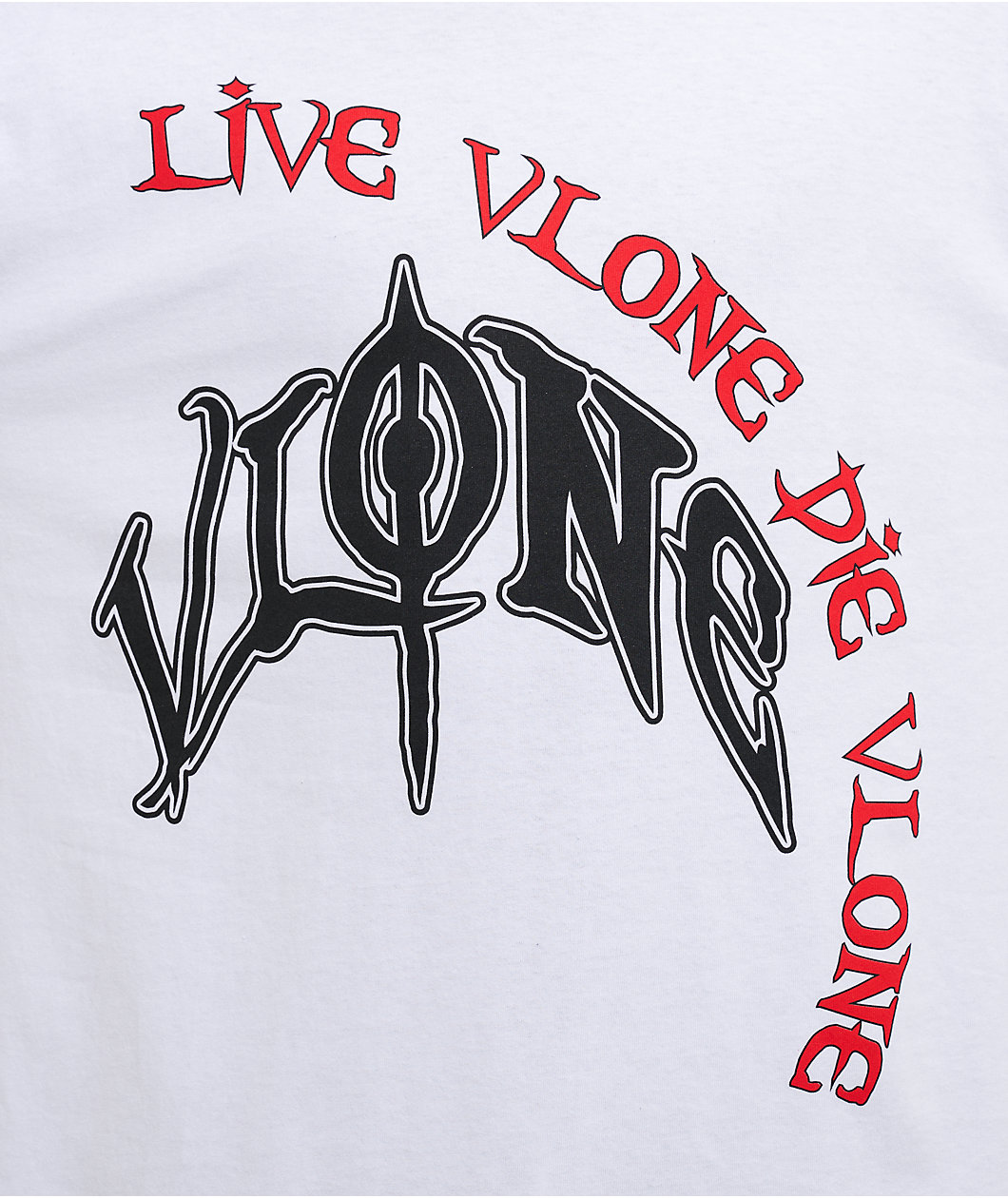 VLONE Omen White Long Sleeve T-Shirt