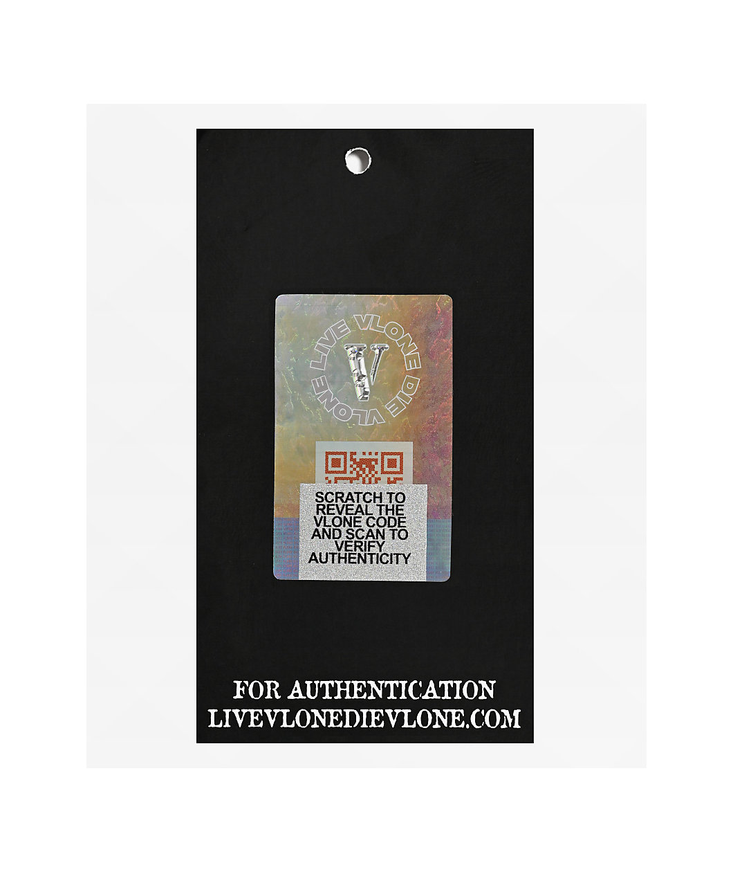 VLONE Omen White Long Sleeve T-Shirt