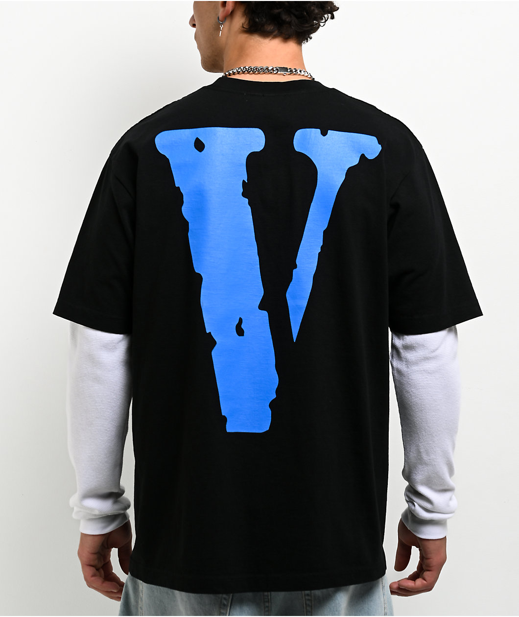 VLONE Staple Black & White 2fer Long Sleeve T-Shirt at Hamilton