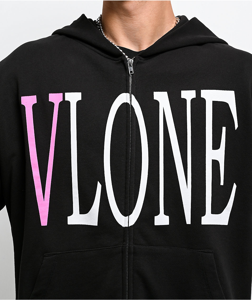 VLONE Staple Black Zip Hoodie