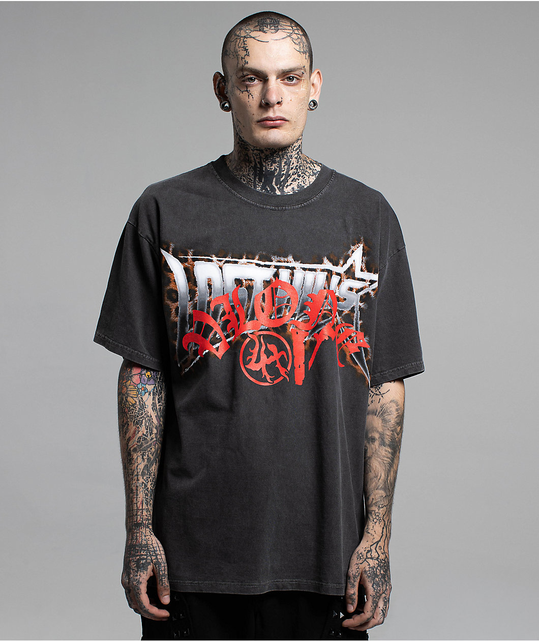 VLONE x LOSTHILLS Animal Black Wash T-Shirt