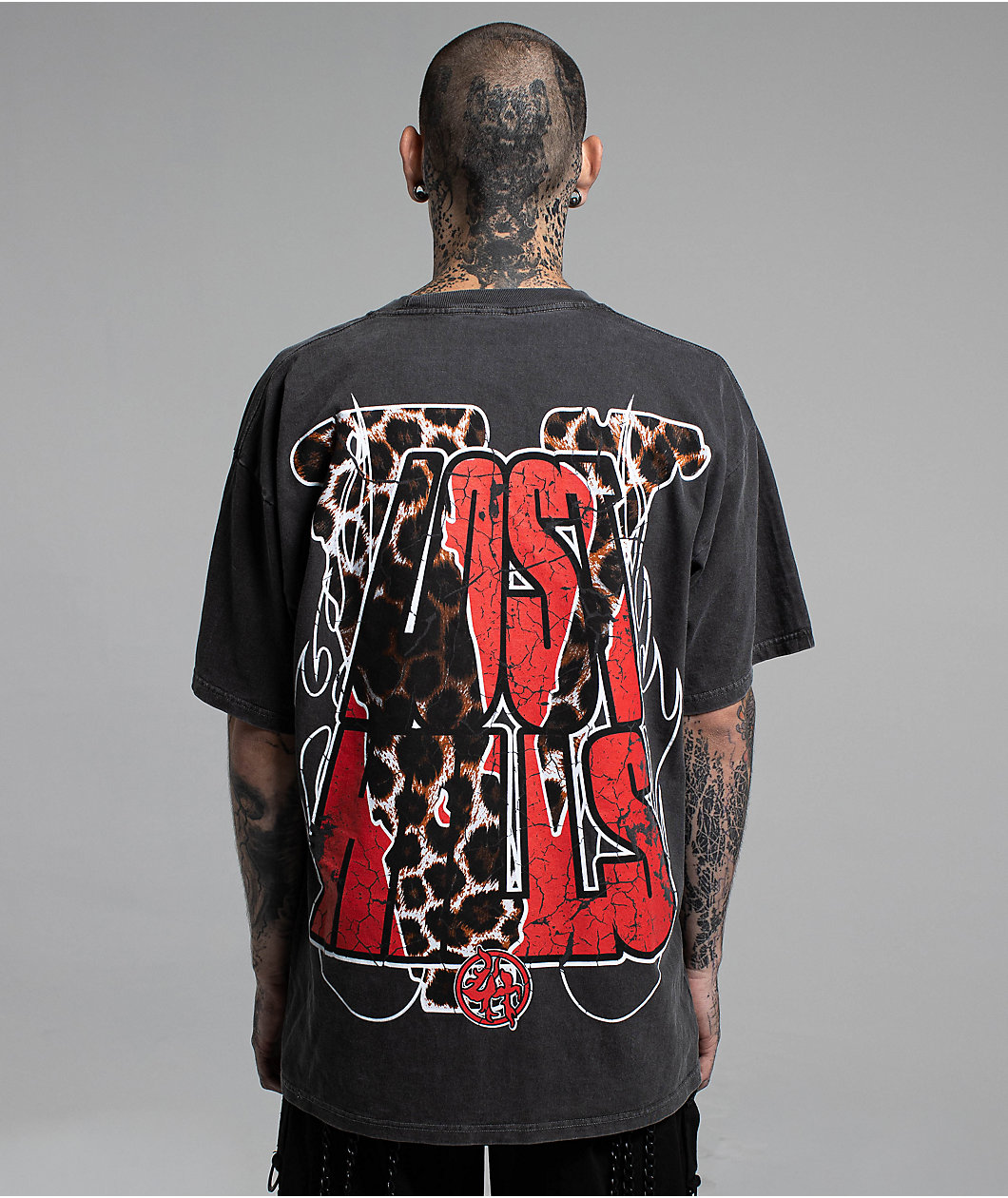 VLONE x LOSTHILLS Animal Black Wash T-Shirt