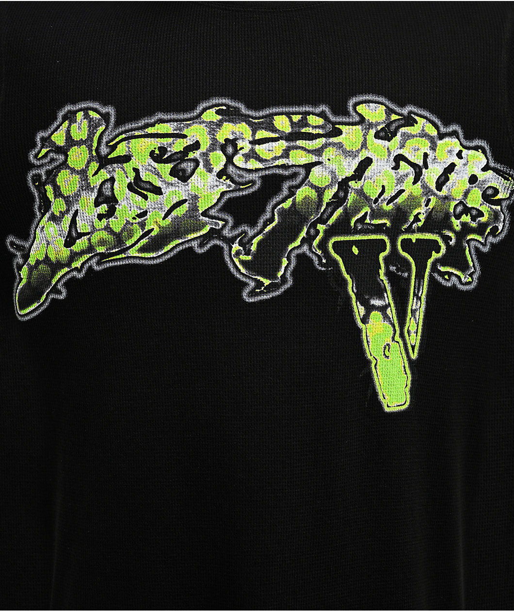 VLONE x LOSTHILLS Slime Grey Wash Thermal Long Sleeve T-Shirt