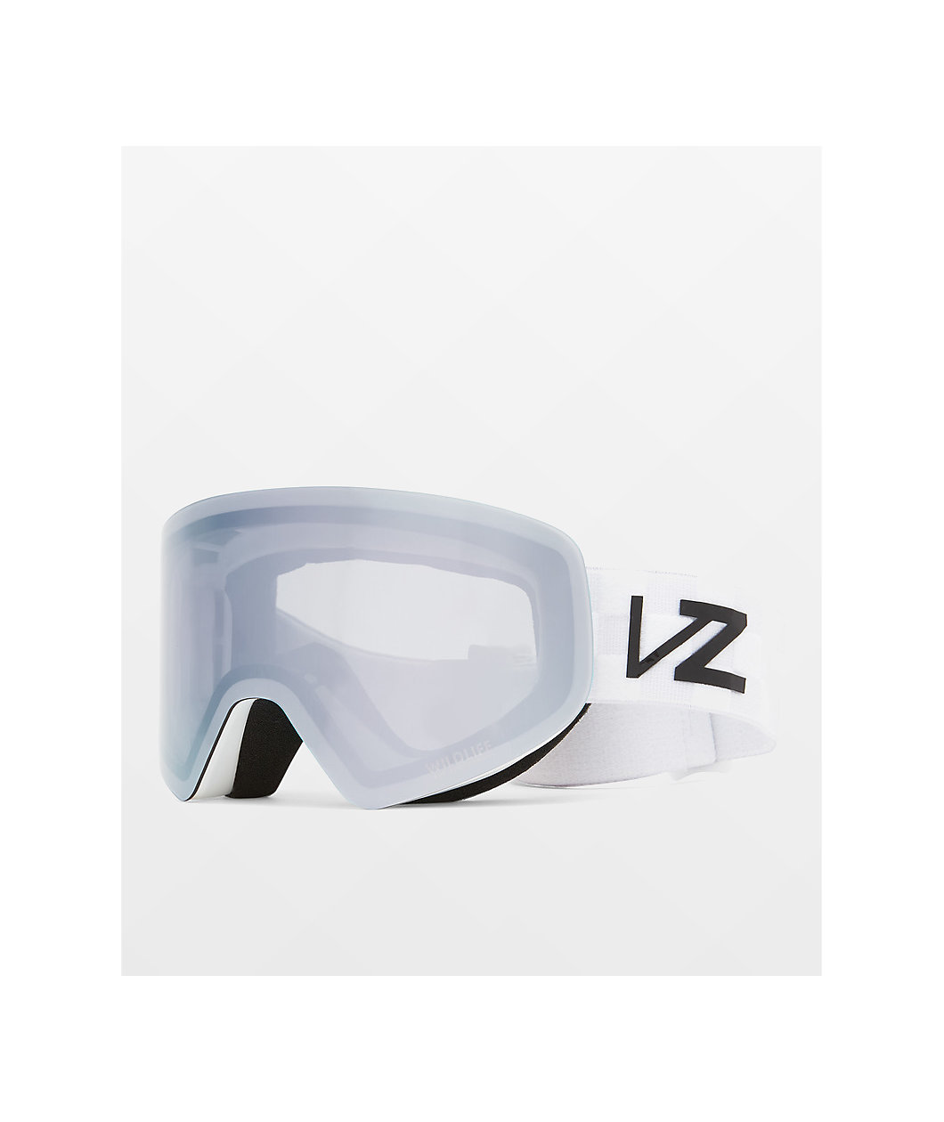 VONZIPPER Encore White & White Gloss Chrome Snowboard Goggles