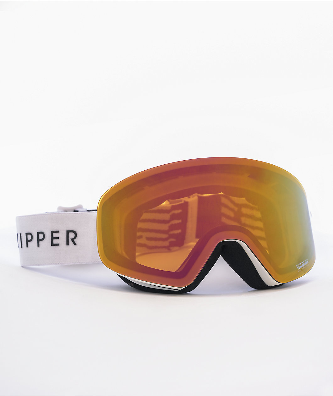 VONZIPPER Encore White Gloss Pink Chrome Snowboard Goggles
