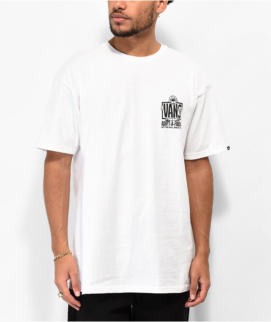 Vans Adopted A Friend White T-Shirt