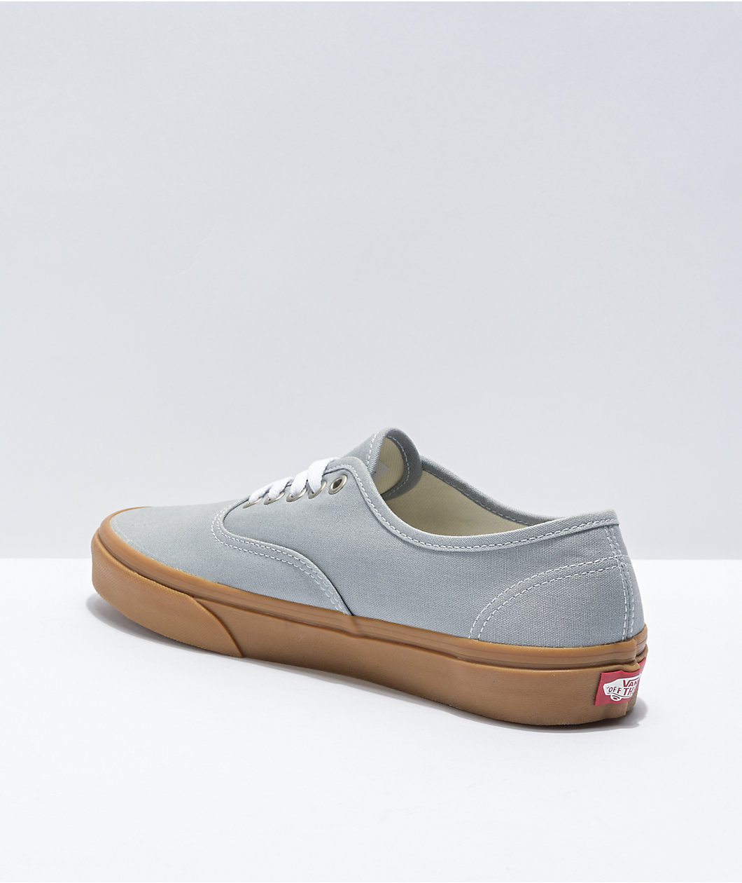 Vans Authentic High Rise Grey, White, & Gum Skate Shoes