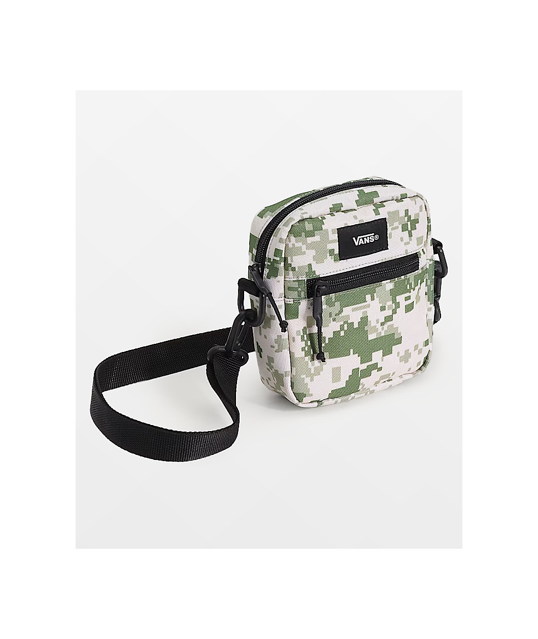 Vans Bail Digi Camo Green & Natural Crossbody Bag