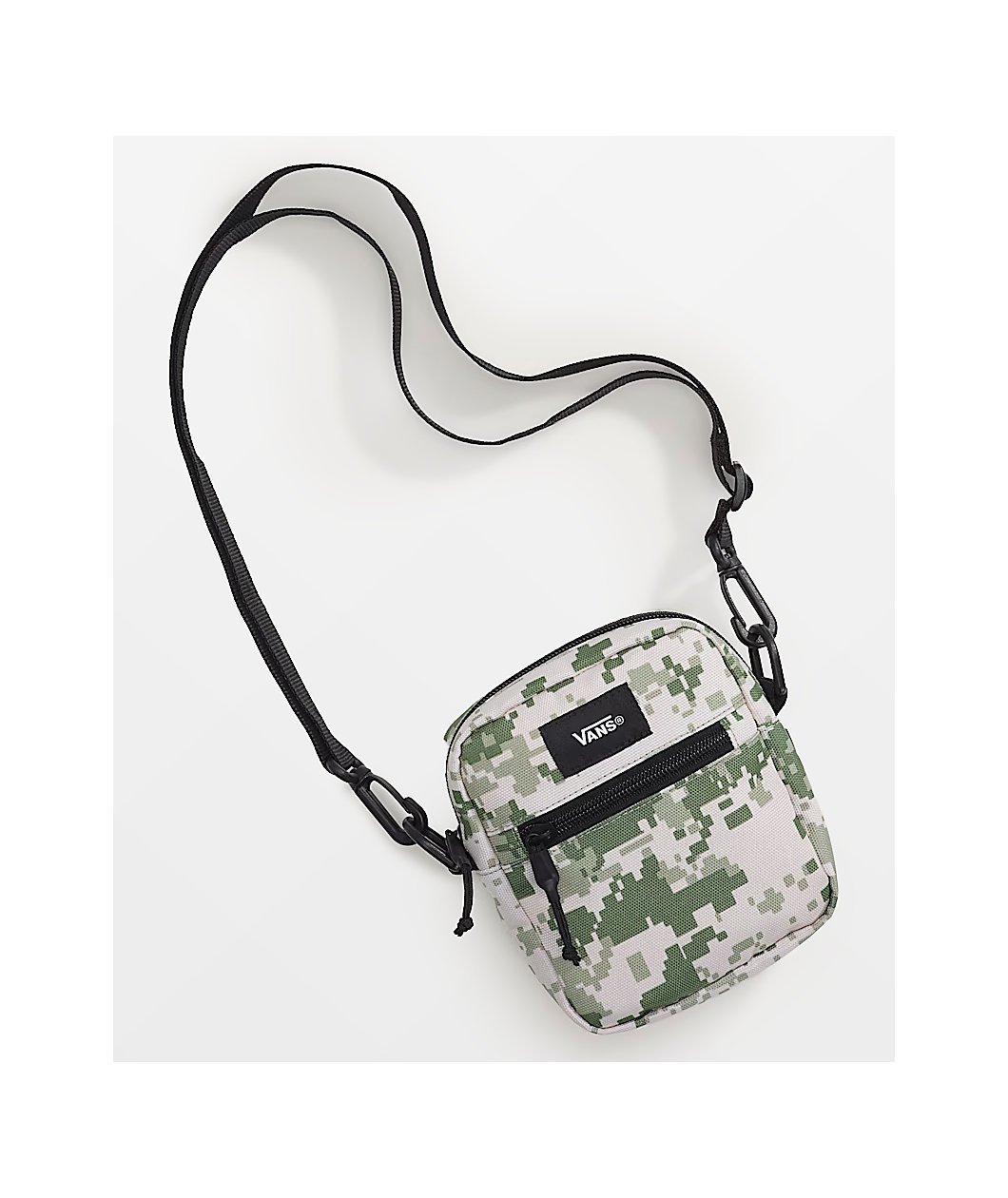 Vans Bail Digi Camo Green & White Crossbody Bag