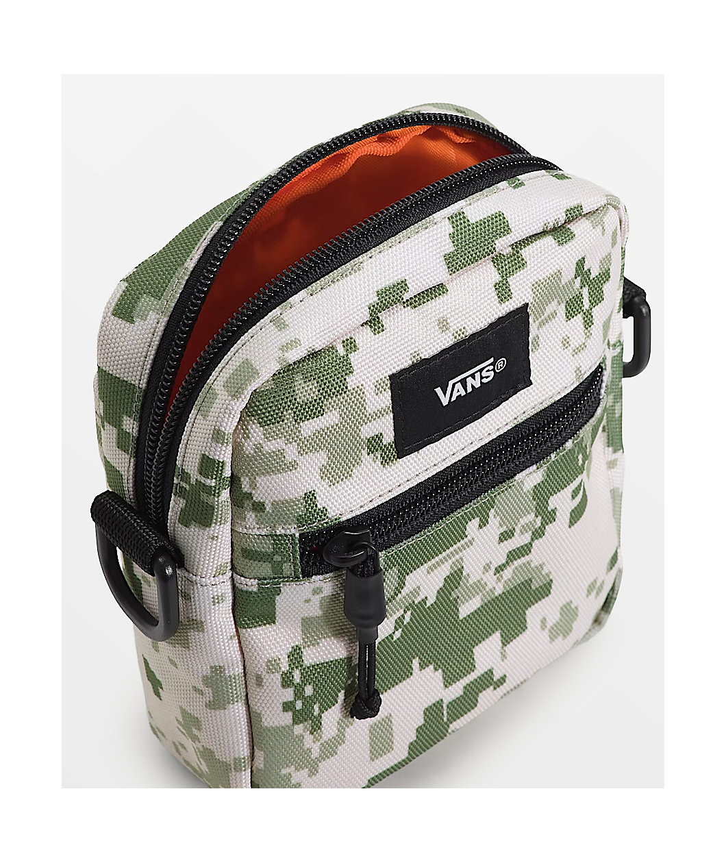 Vans Bail Digi Camo Green & White Crossbody Bag