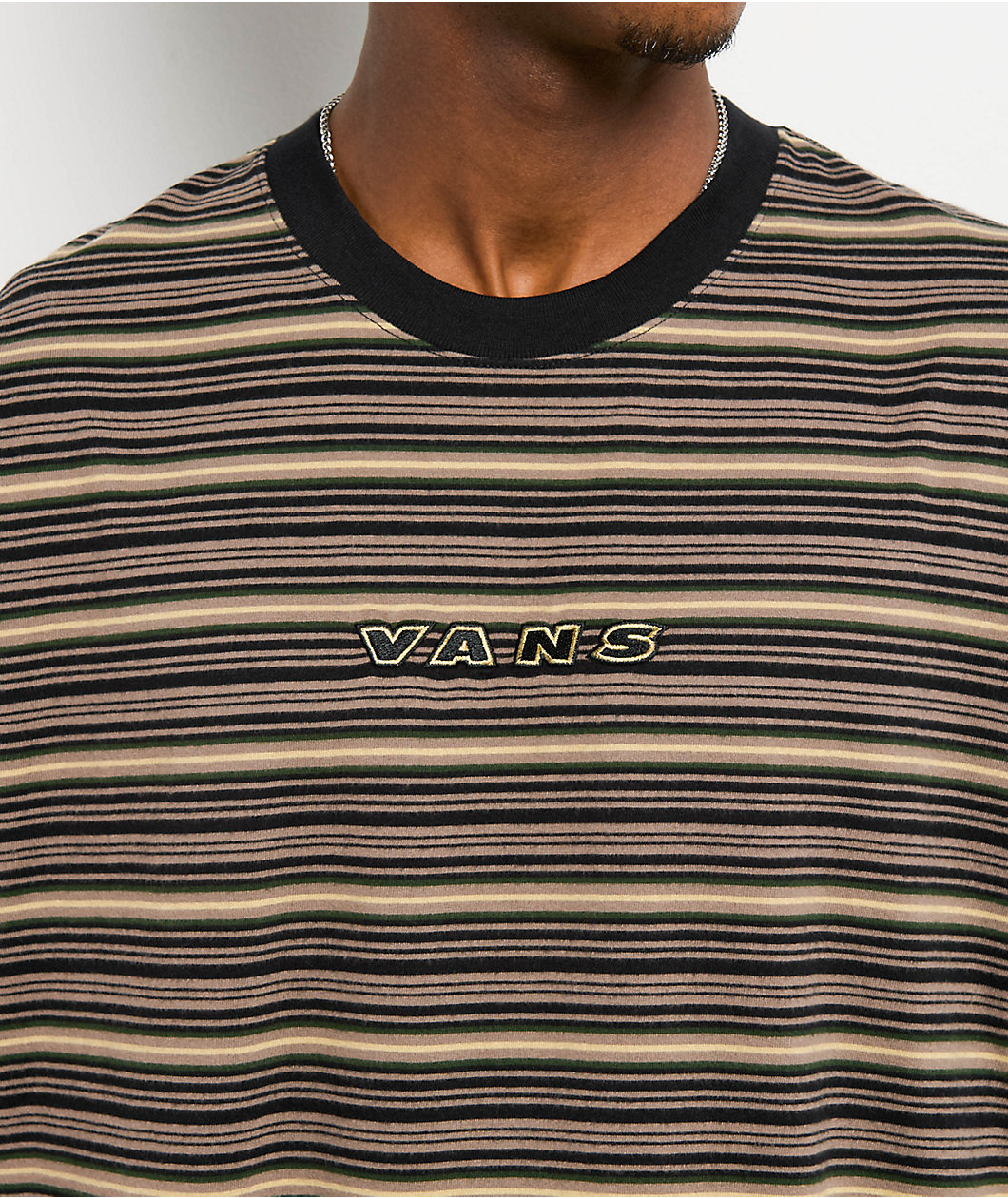 Vans Cameron Walnut Brown Knit T-Shirt