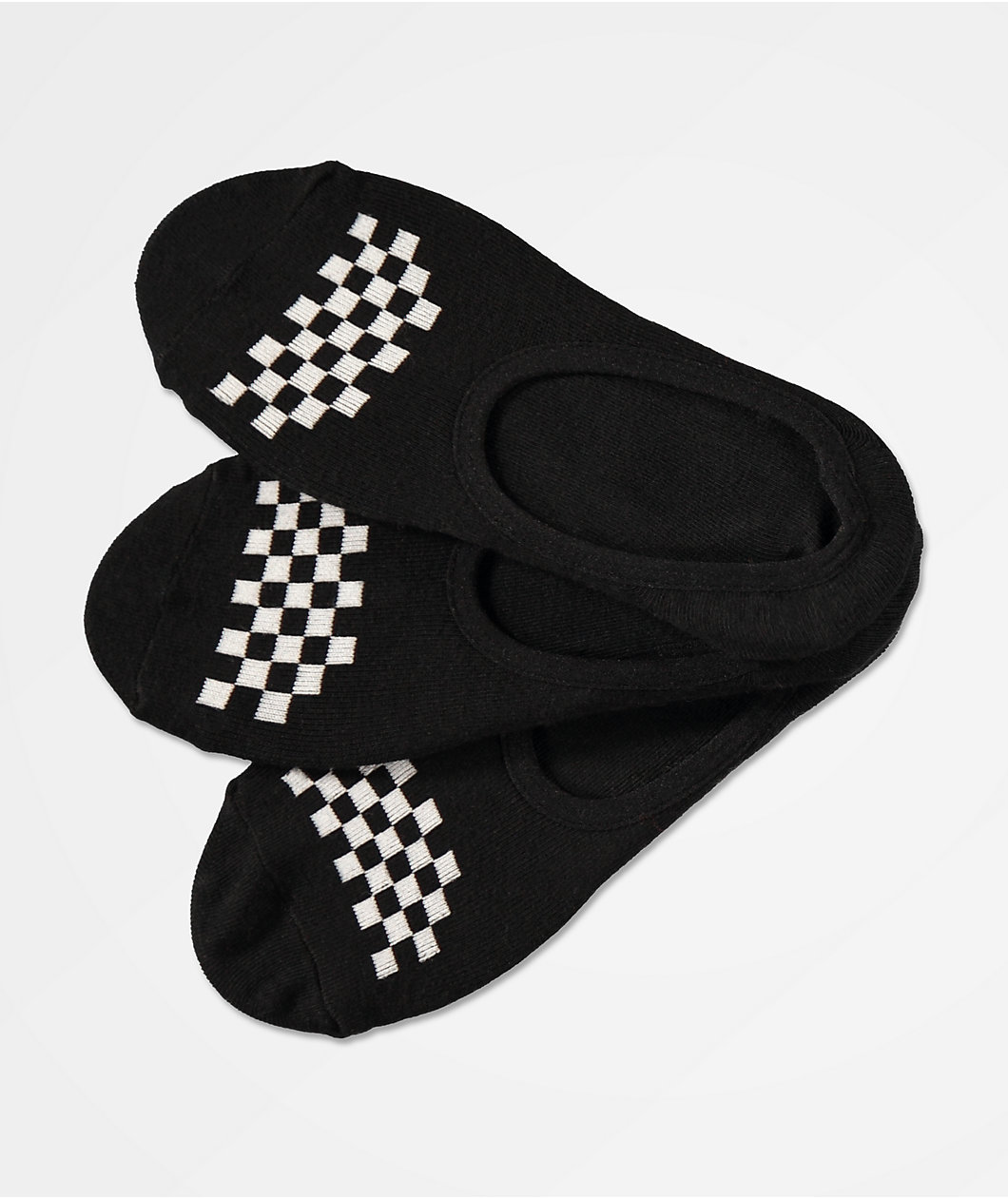 Vans Canoodle Black 3 Pack No Show Socks