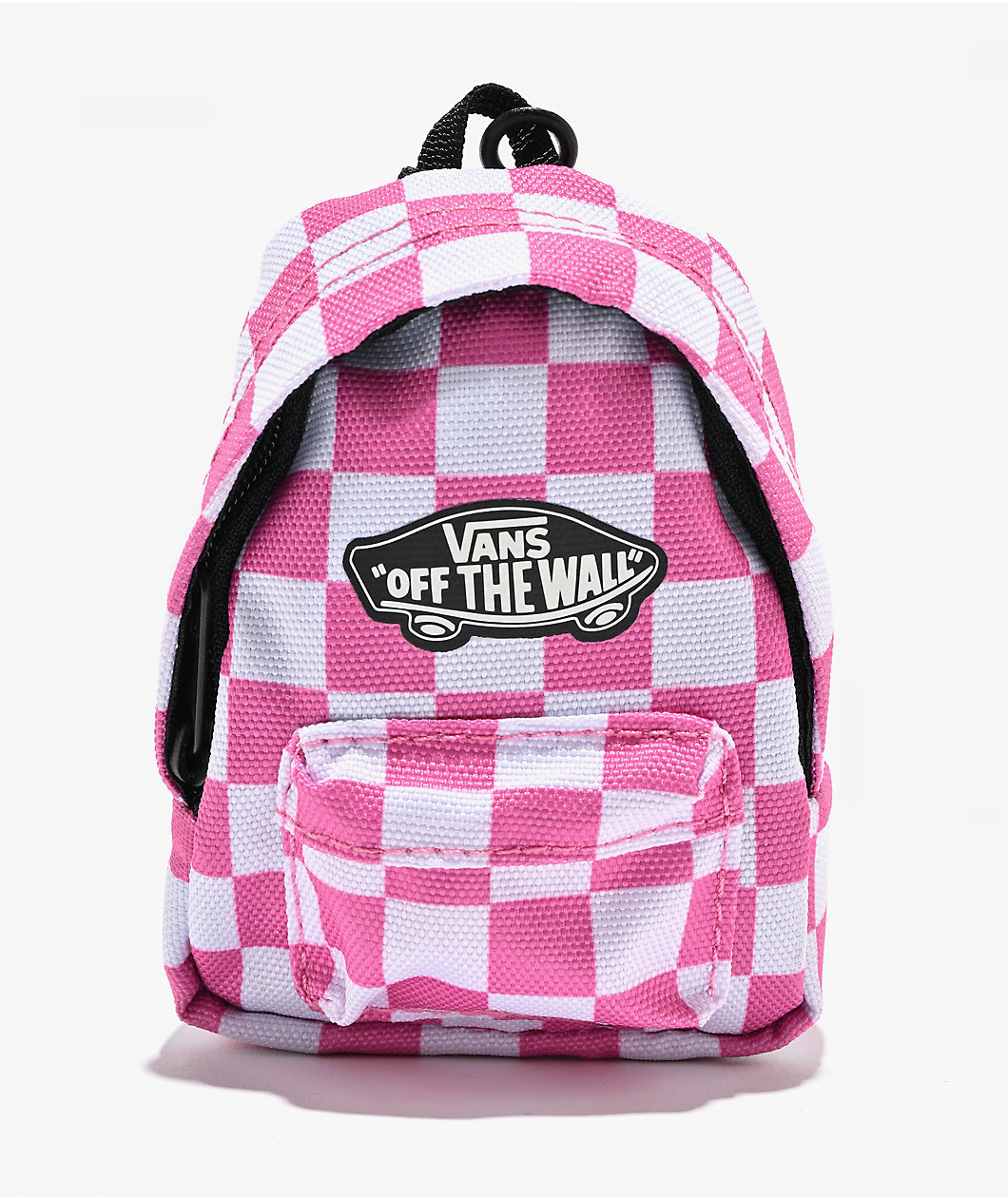 Vans Checkered Pink Backpack Bag Charm