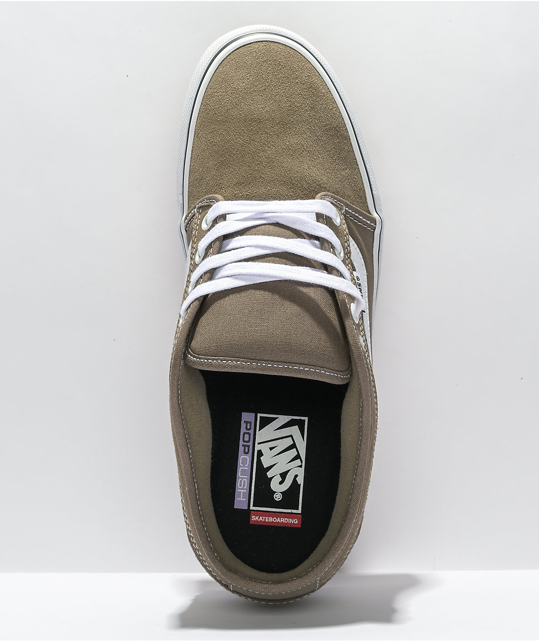 Vans Chukka Low Sidestripe Timber & White Skate Shoes