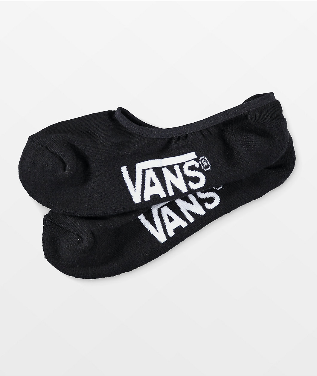 Vans Classic Super Black 3 Pack No Show Socks
