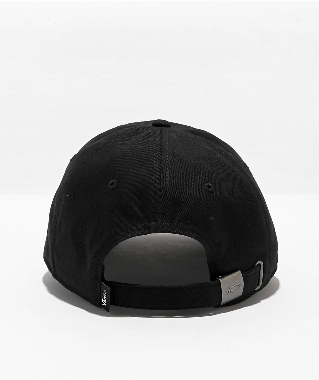 Vans Court Side Black Checker Strapback Hat