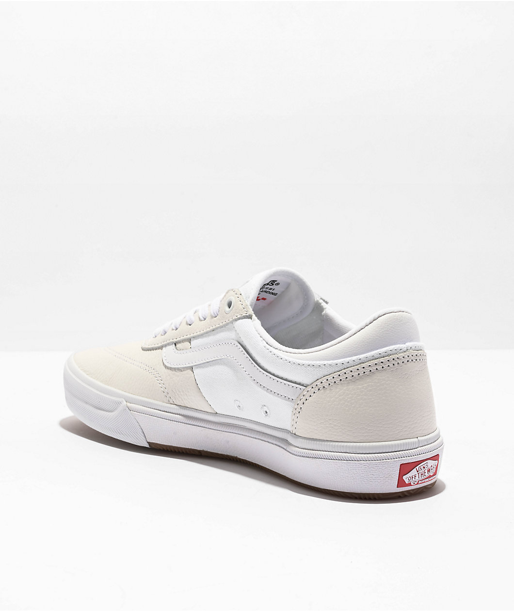 Vans Crockett White Skate Shoes
