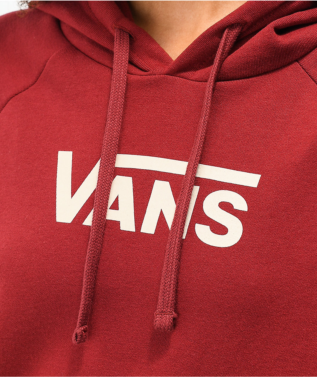 Vans Drop V Burgundy Hoodie
