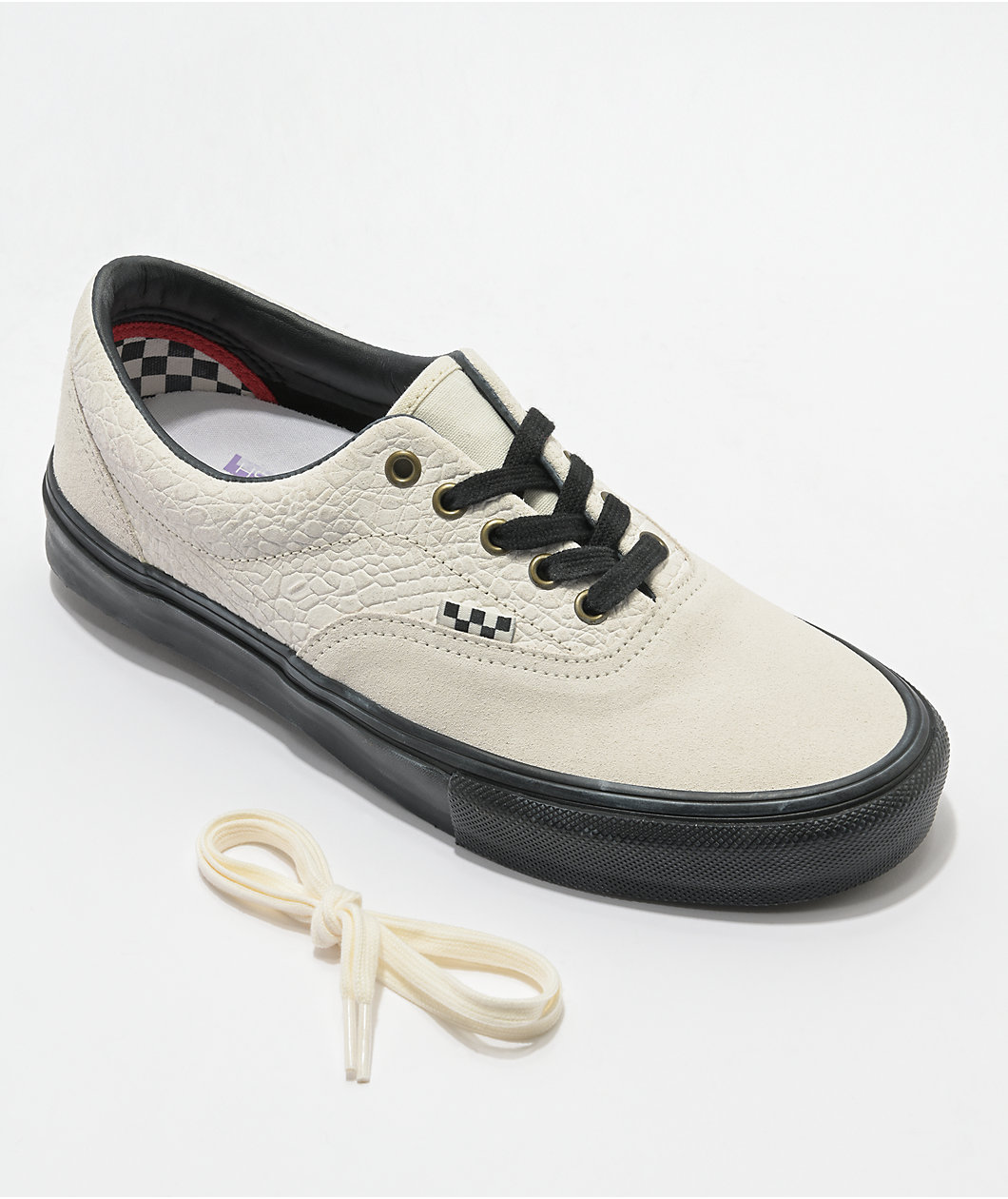 Vans Era Skate Breana Geering Marshmallow & Black Skate Shoes