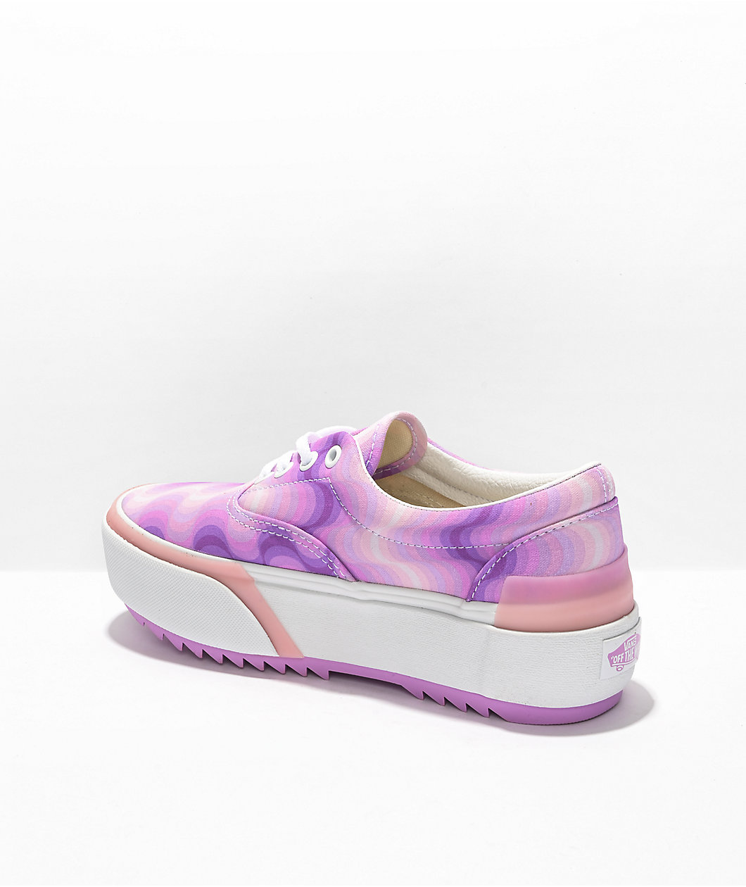 Vans Era Stacked Pink Gradient Platform Shoes