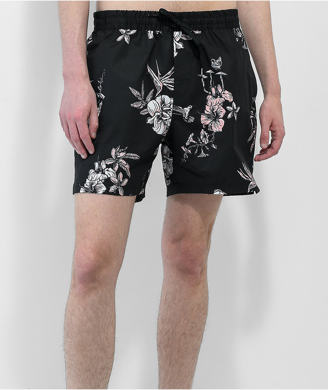 Vans Essential Floral Black Board Shorts