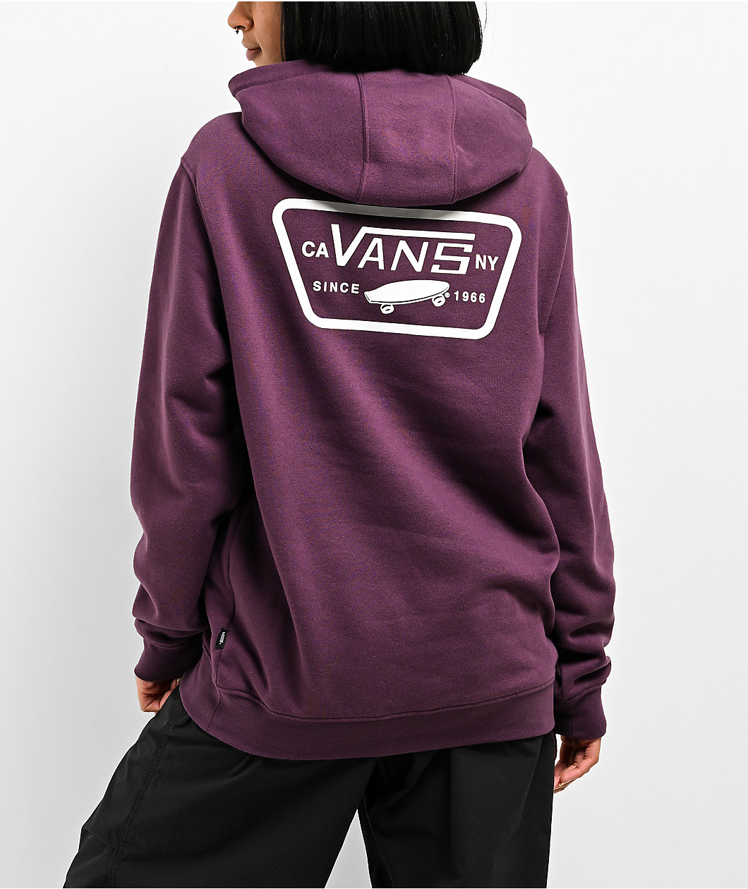 Full maroon vans best sale