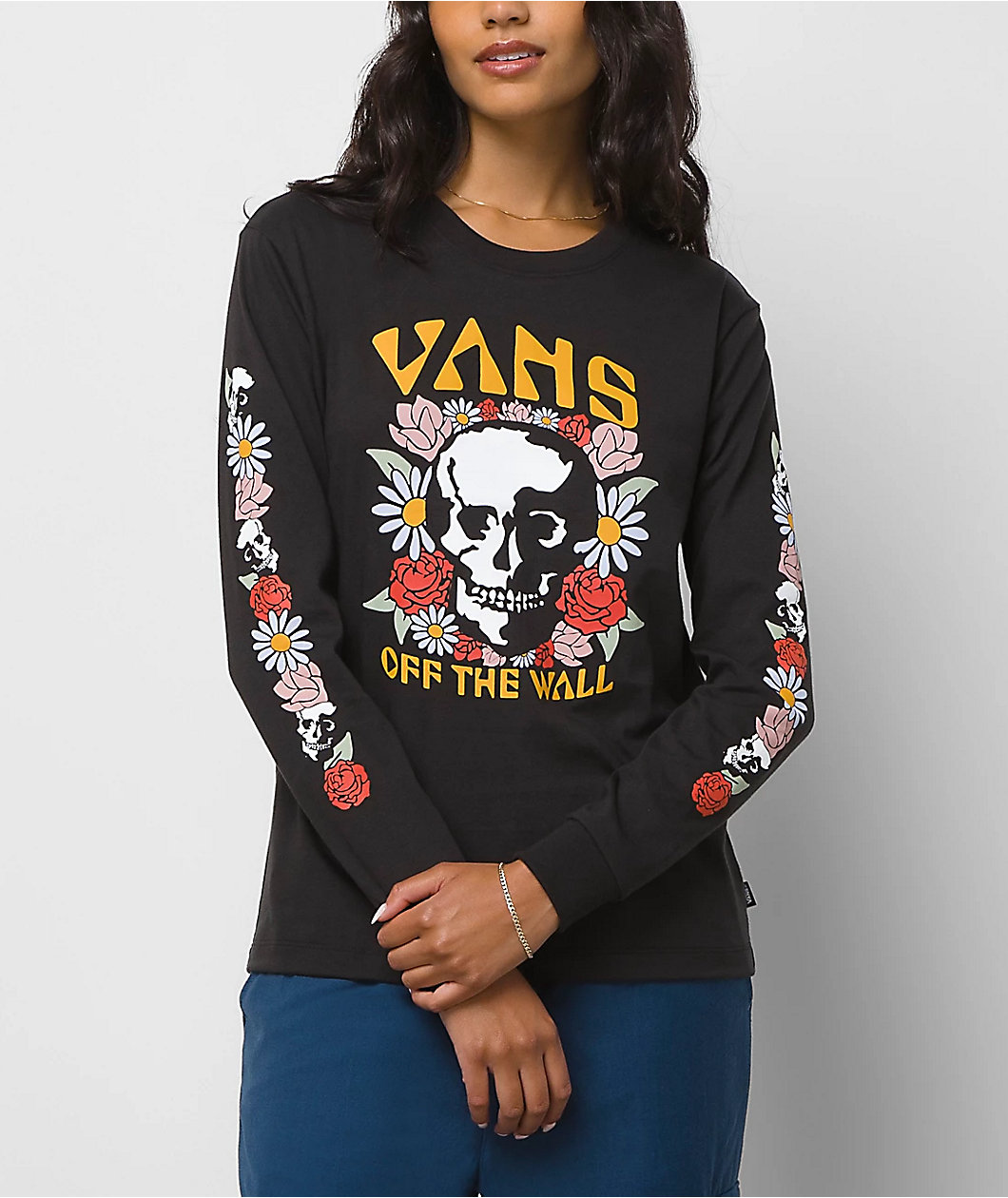 Vans Headliner Black Long Sleeve T Shirt Shop Midtown