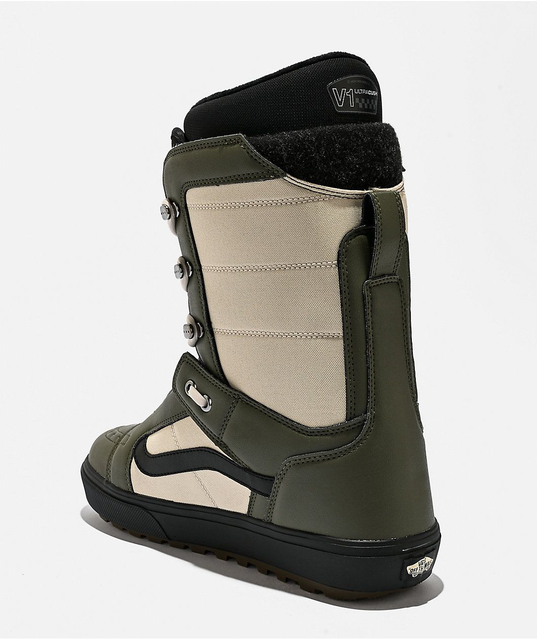 Vans Hi-Standard OG Grape Leaf Green & Oatmeal Beige Snowboard Boots 2026
