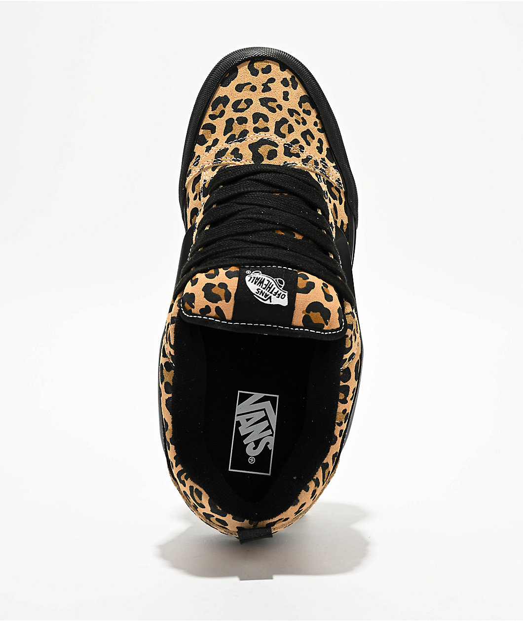 Vans Knu Skool Leopard & Black Skate Shoes