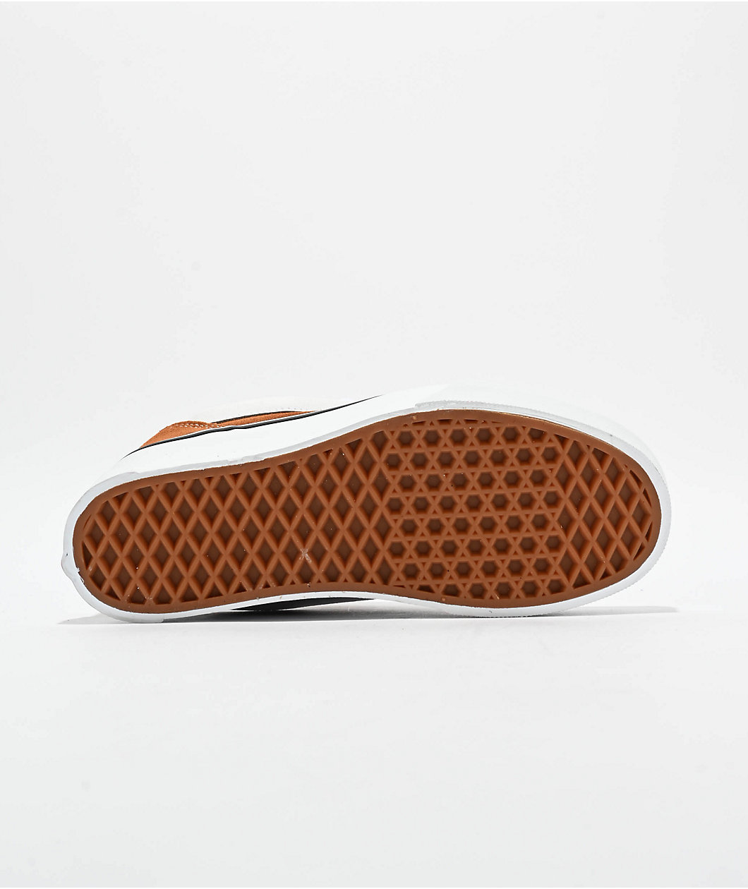 Vans Knu Skool Stack Brown Orange Skate Shoes