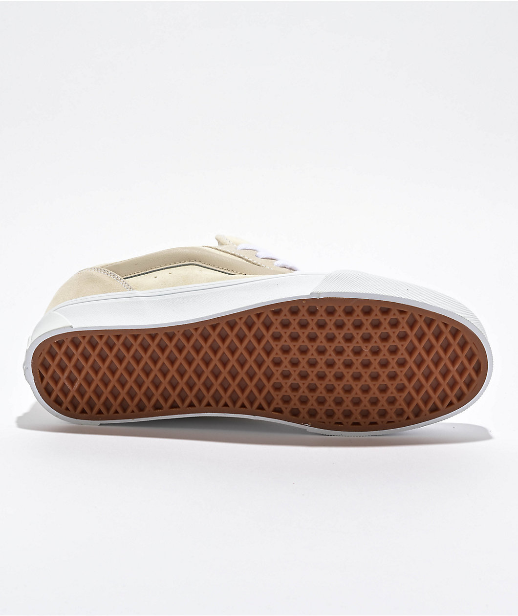 Vans Knu Skool Tri-Tone Vintage White Skate Shoes