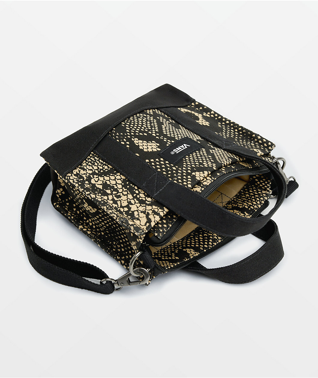 Vans Lil Pergs Snakeskin & Black Mini Tote Bag