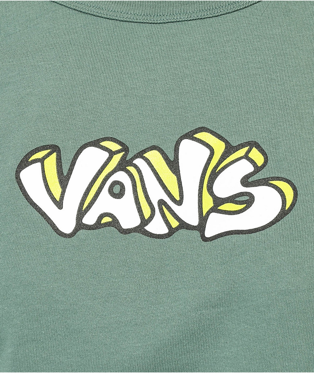 Vans Mini Skate Green Crop T-Shirt