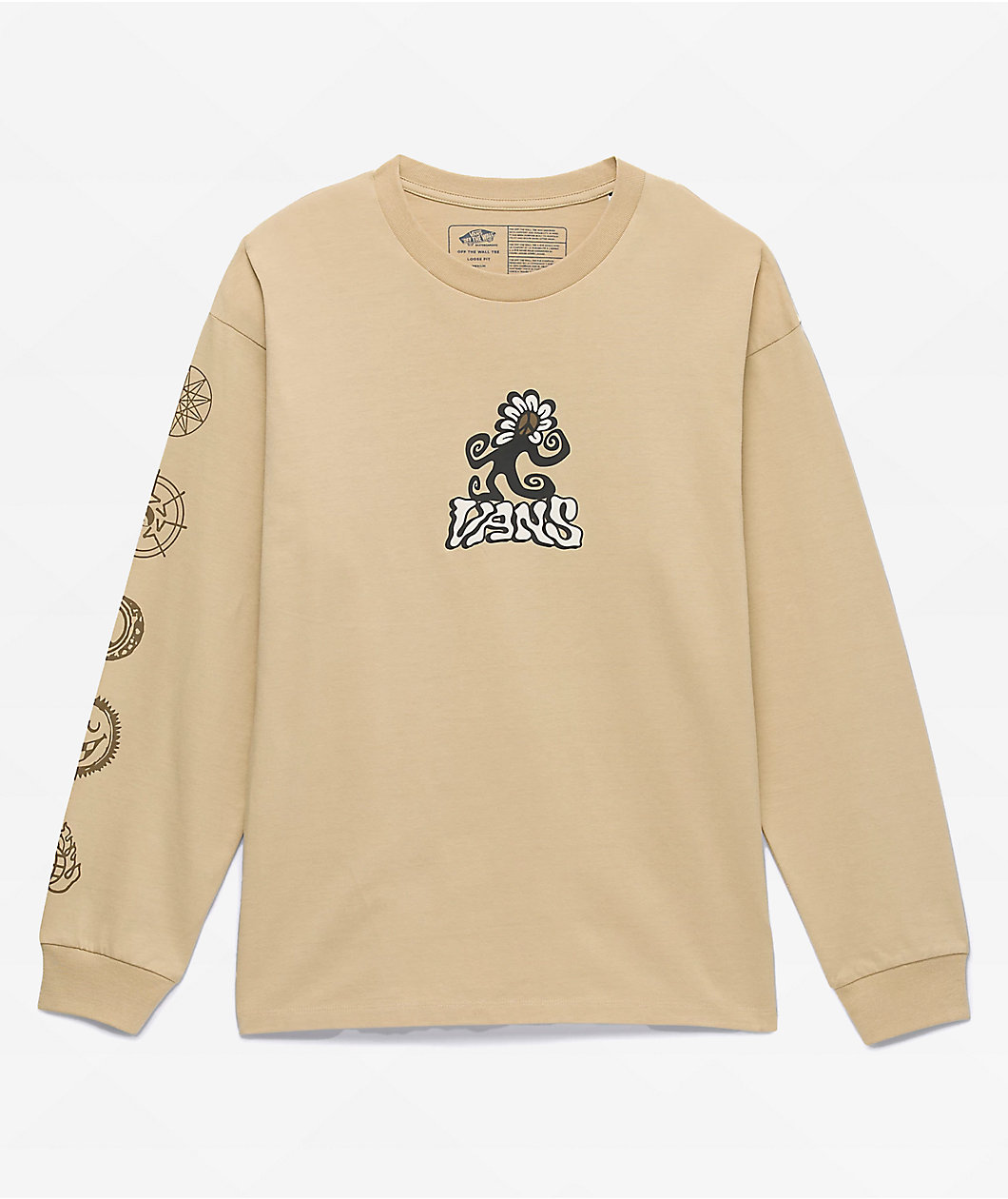 Vans Off The Wall Skate Classics Taupe Long Sleeve T-Shirt