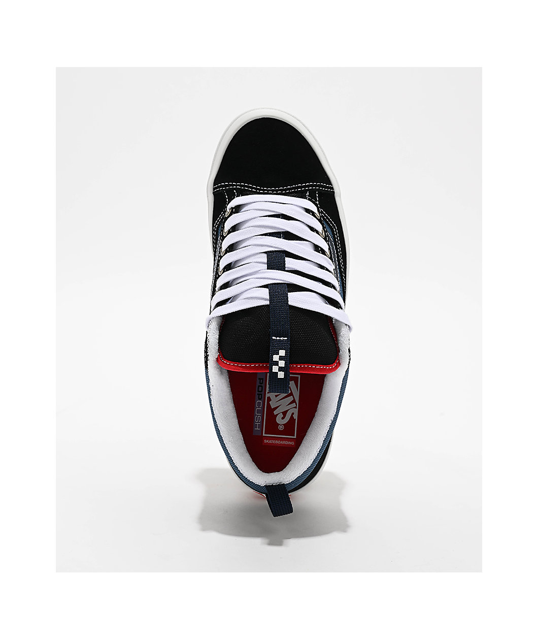 Vans Old Skool 36+ Black & Stv Navy Skate Shoes