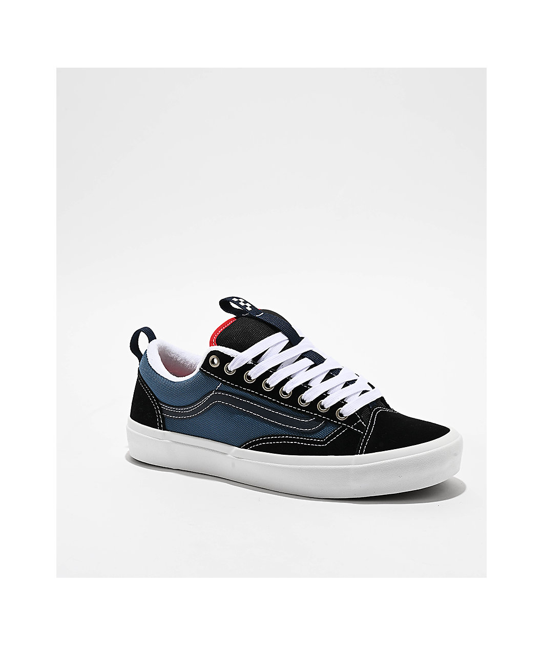 Vans Old Skool 36+ Black & Stv Navy Skate Shoes