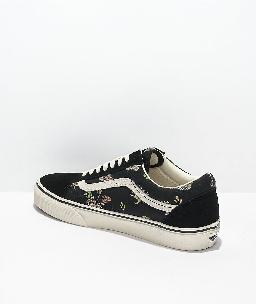 Vans Old Skool Desert Snake Black Skate Shoes