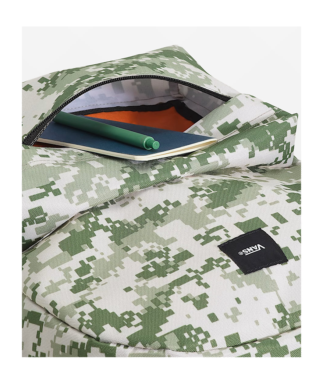 Vans Old Skool Digi Camo Green & White Backpack