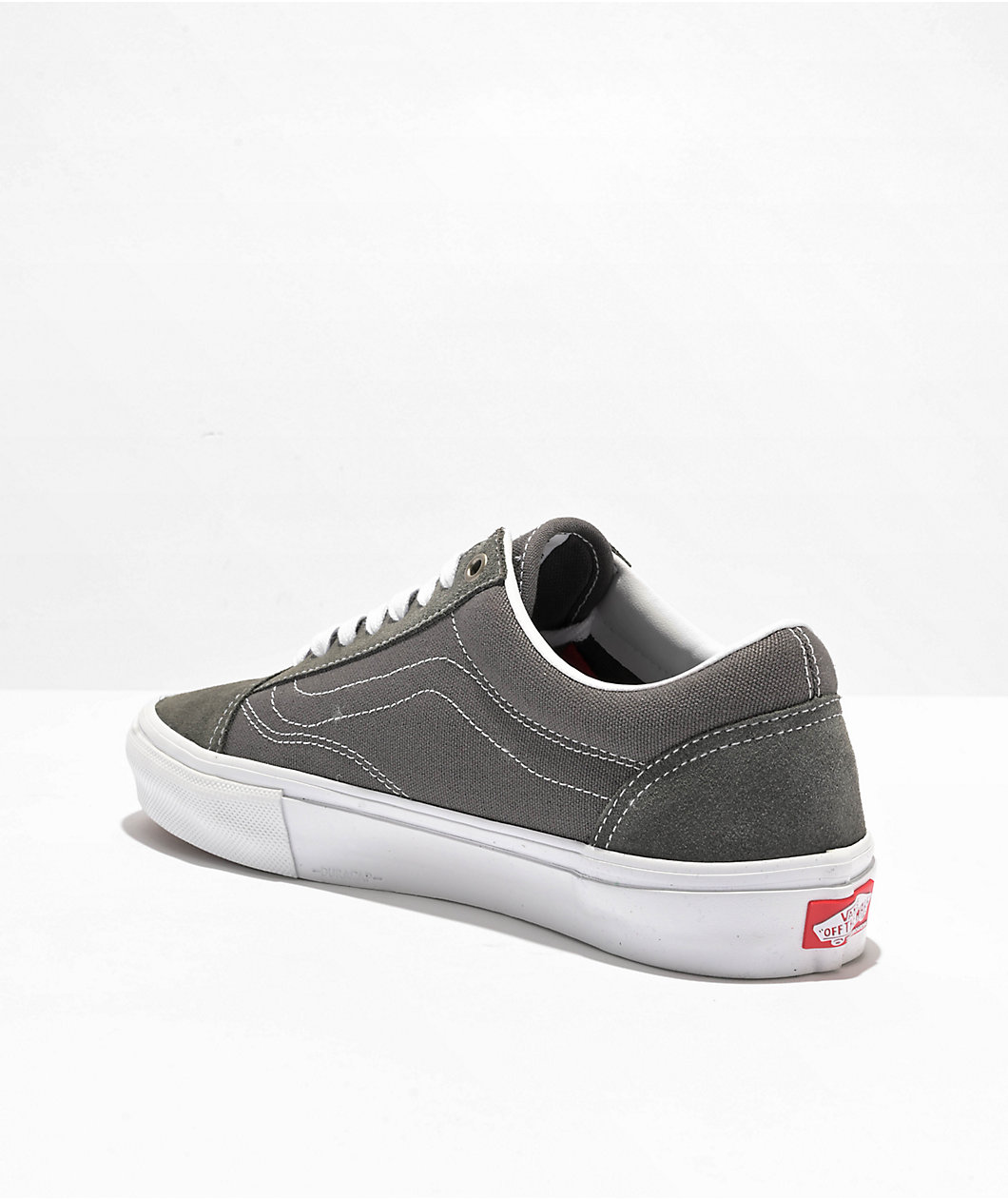 Vans Old Skool Pewter & White Skate Shoes
