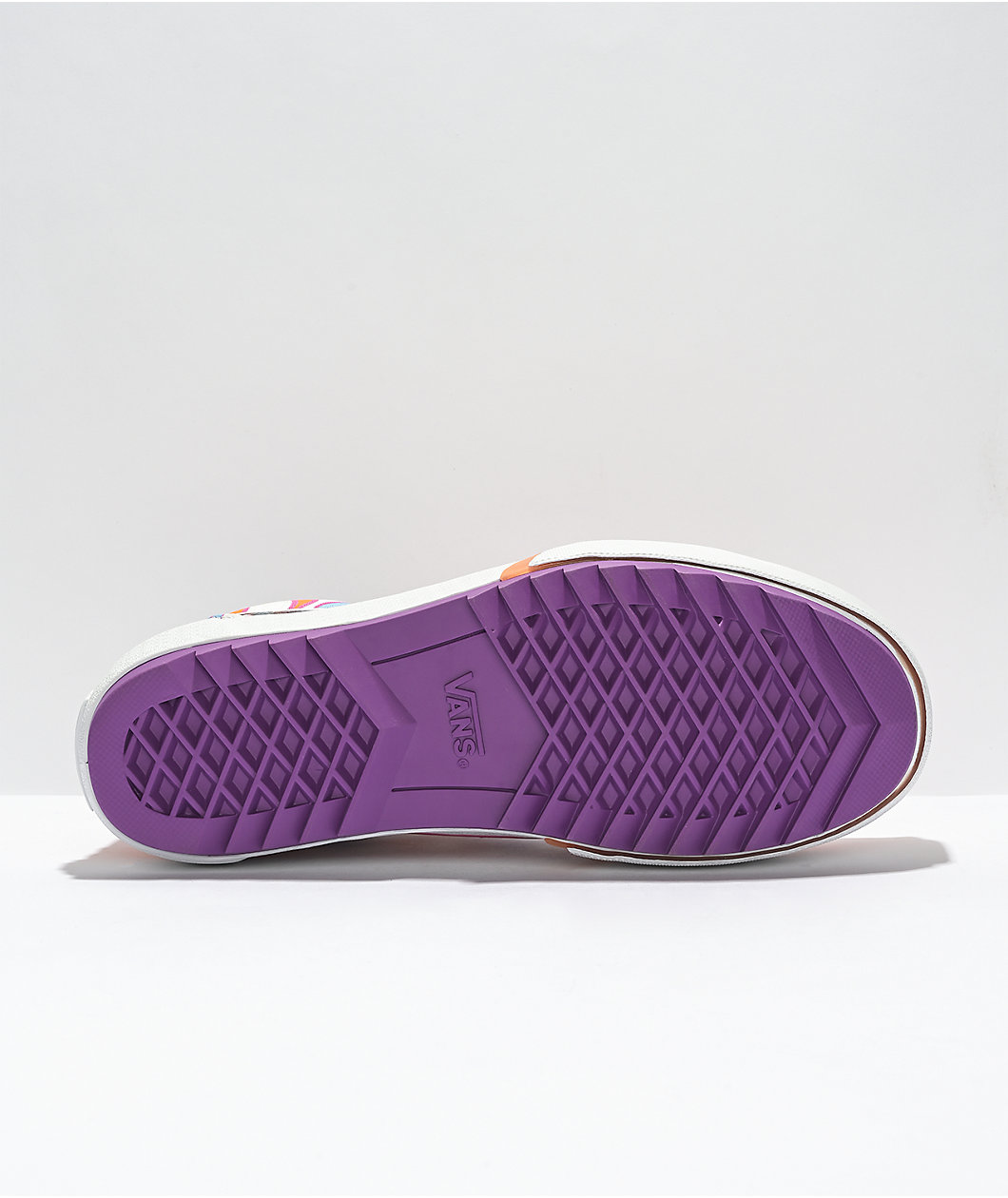 Vans Old Skool Stacked UV Peace Orange & White Platform Shoes