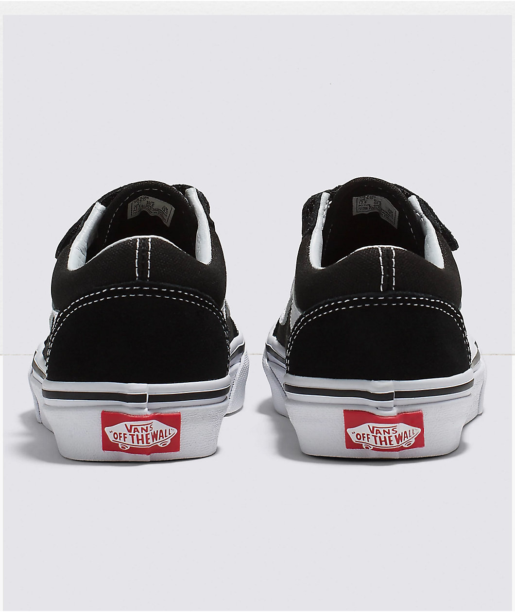 Vans Old Skool V Black & White Skate Shoes
