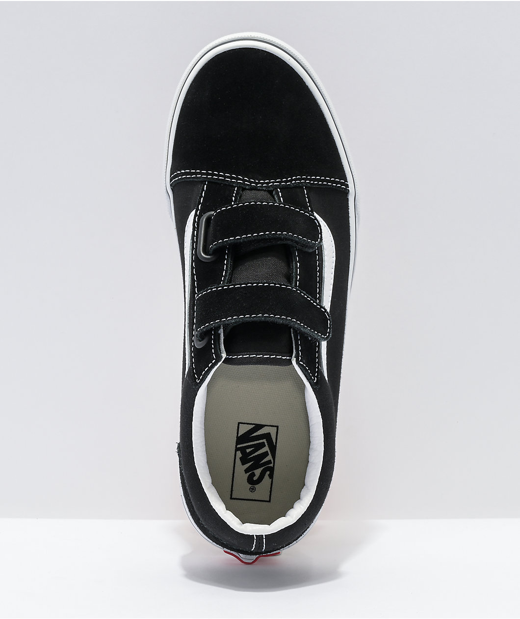Vans Old Skool V Black & White Skate Shoes