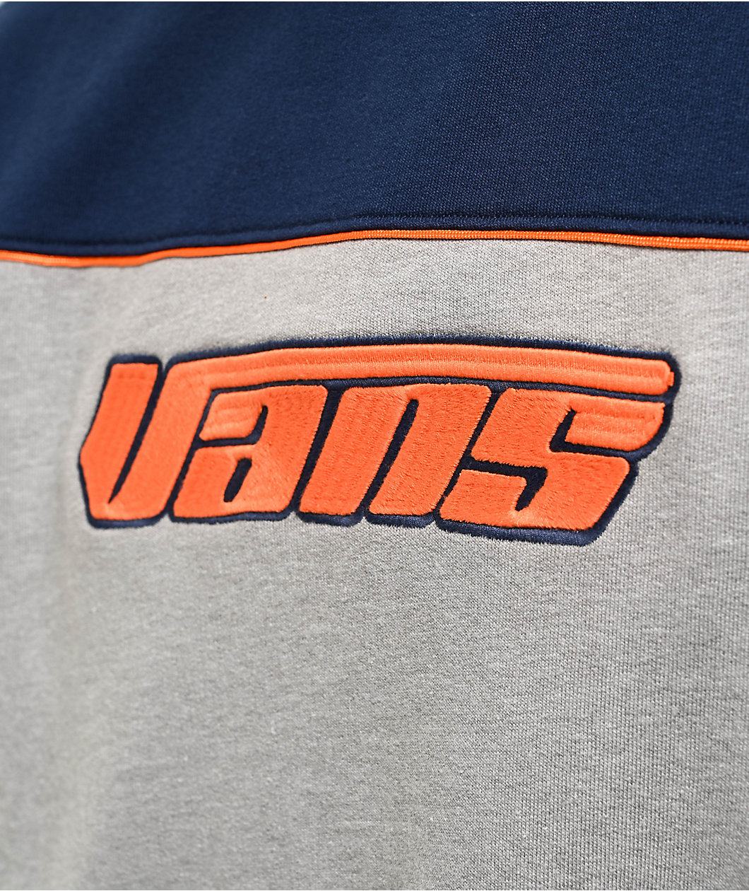 Vans Retro V Loose Dress Blues & Cement Heather Crewneck Sweatshirt