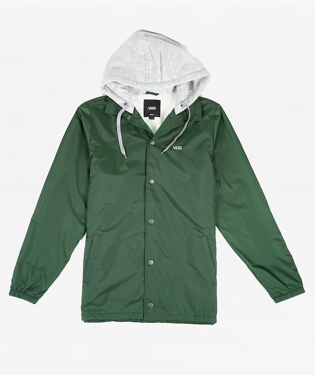 Vans Riley Green Hooded Coaches Jacket