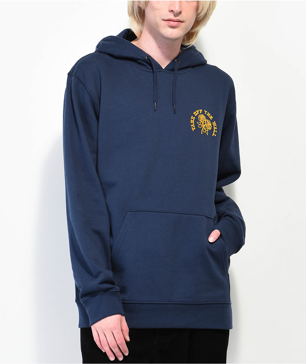 Vans Roses And Butterflies Navy Blue Hoodie