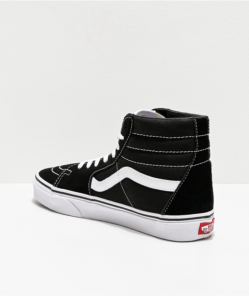 Vans Sk8-Hi Black & White Skate Shoes